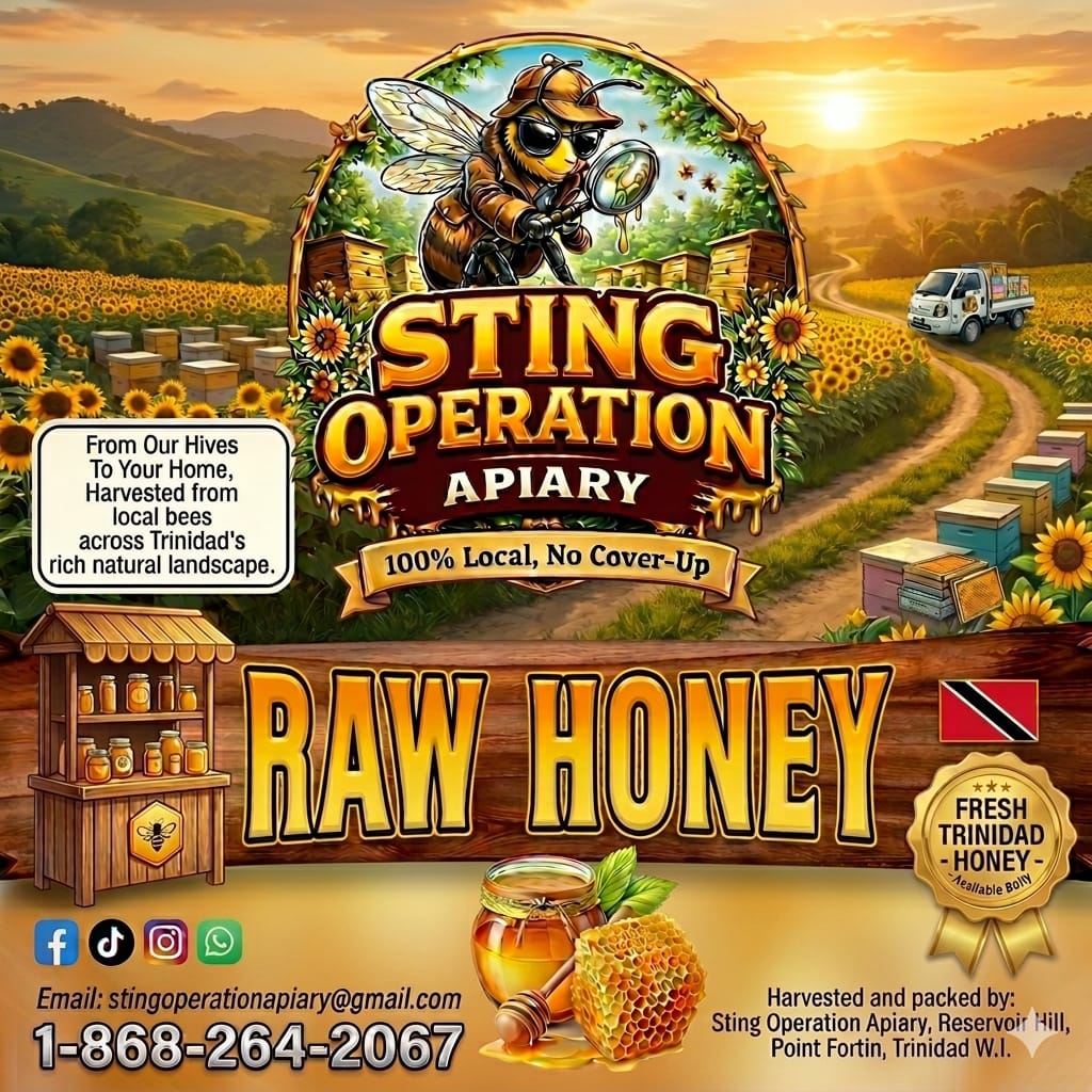 Sting Operation Apiary contact poster